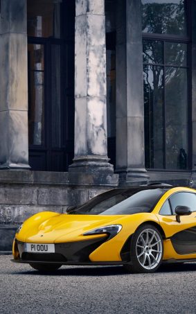 Yellow McLaren P1 HD Mobile Wallpaper