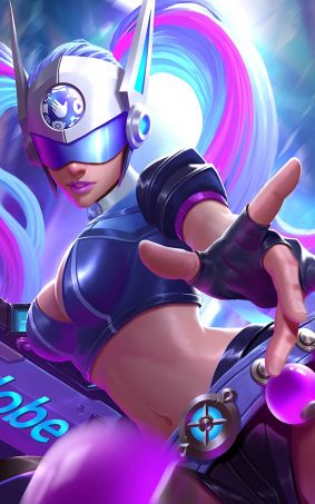 Blue Spectre Layla Mobile Legends HD Mobile Wallpaper