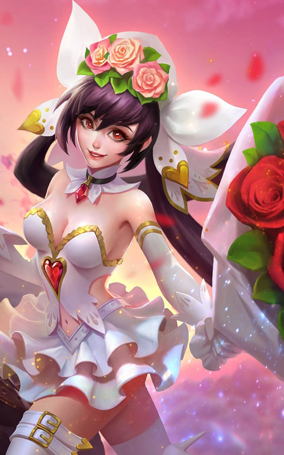 Cannon And Roses Layla Mobile Legends HD Mobile Wallpaper