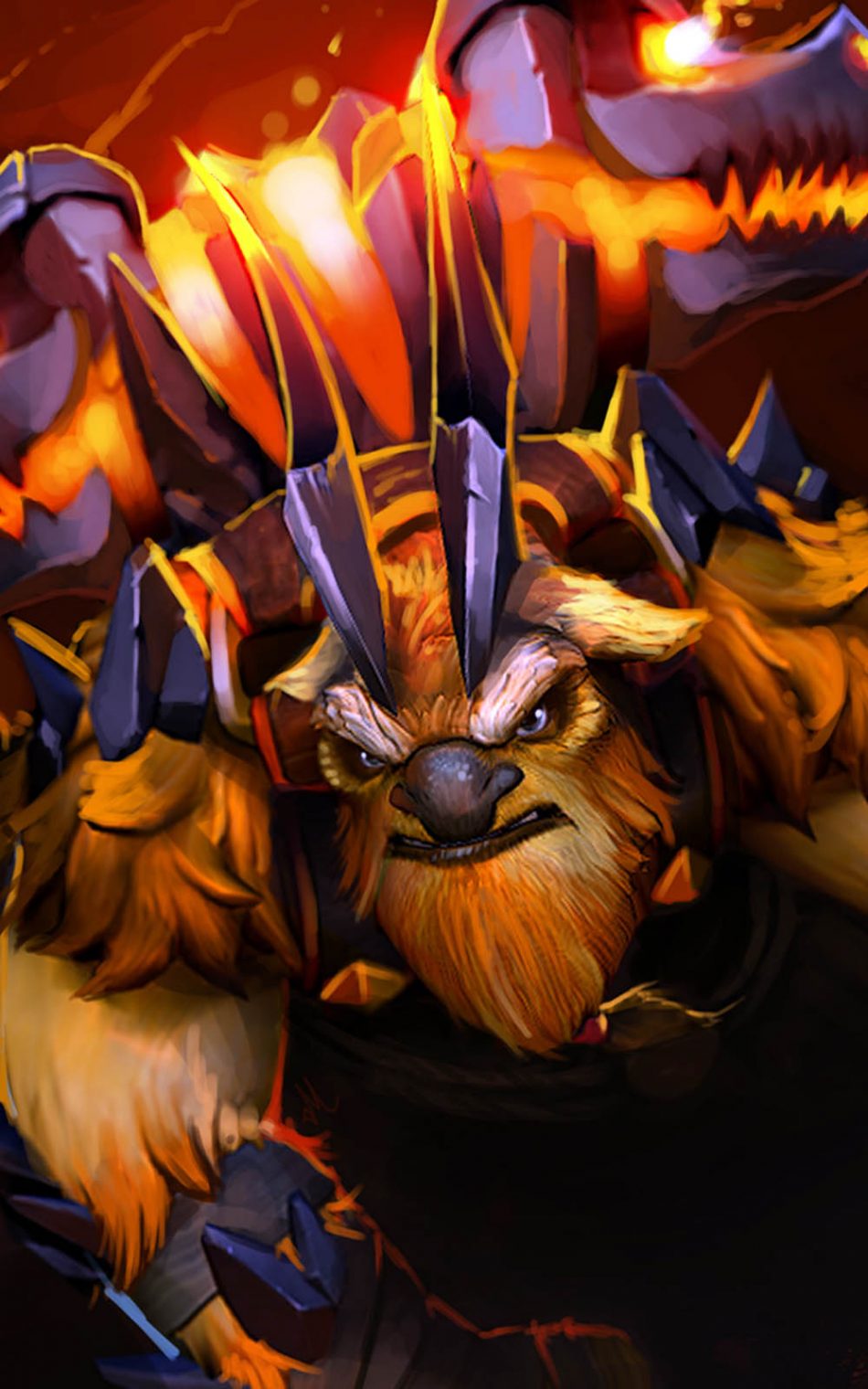 Earthshaker Dota 2 HD Mobile Wallpaper