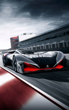 Peugeot I750 R Hybrid Vision Gran Turismo Concept HD Mobile Wallpaper