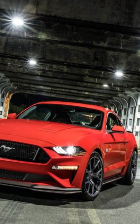 Red Ford Mustang GT Performance Pack Level 2 HD Mobile Wallpaper