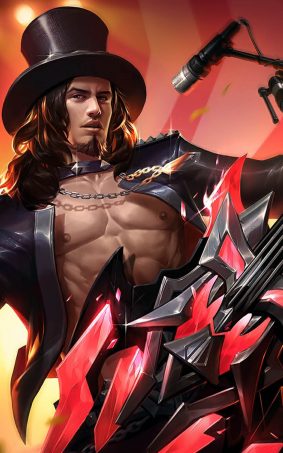 Rock And Roll Clint Mobile Legends HD Mobile Wallpaper