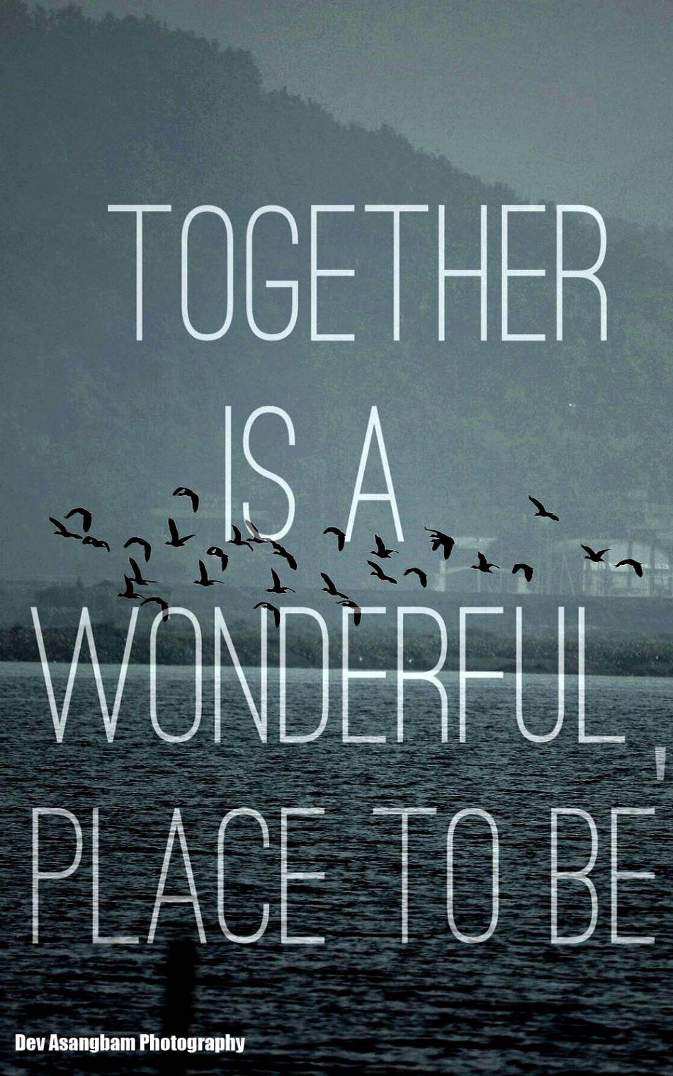 Together Is A Wonderful Place To Be HD Mobile Wallpaper