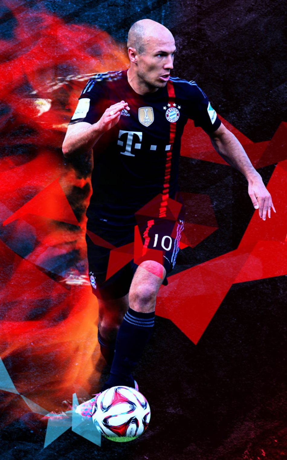 Arjen Robben HD Mobile Wallpaper