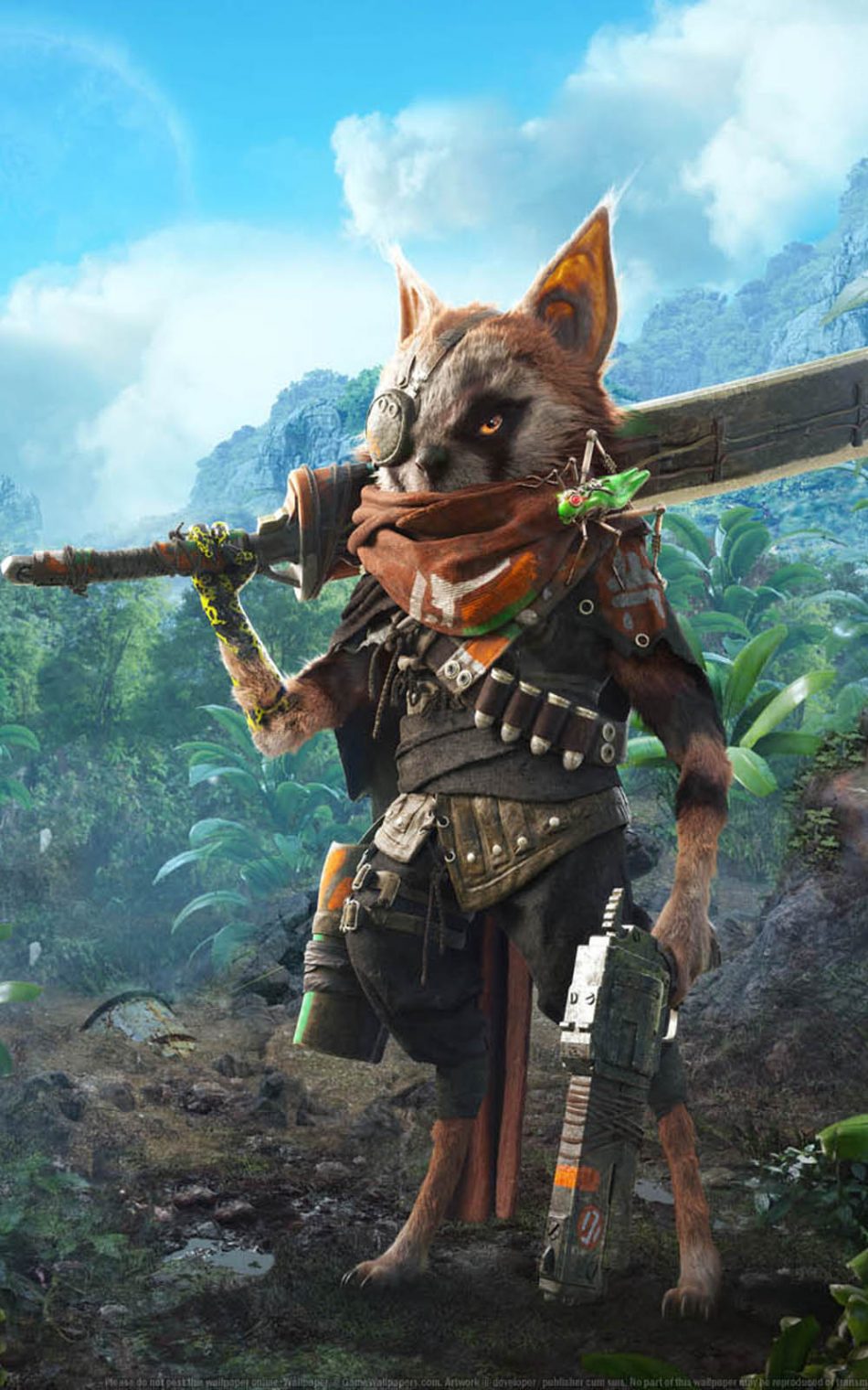 Biomutant Game HD Mobile Wallpaper