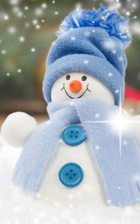 Cute Christmas Snowman HD Mobile Wallpaper