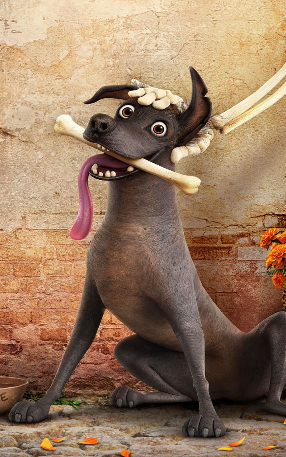 Dante Dog In Coco 4K Ultra HD Mobile Wallpaper