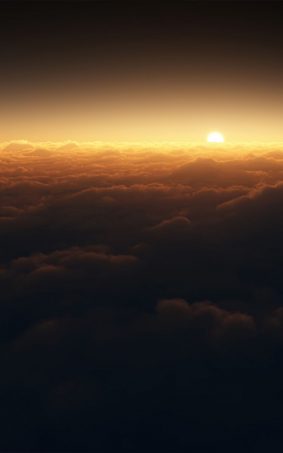 Dark Clouds Sunset HD Mobile Wallpaper