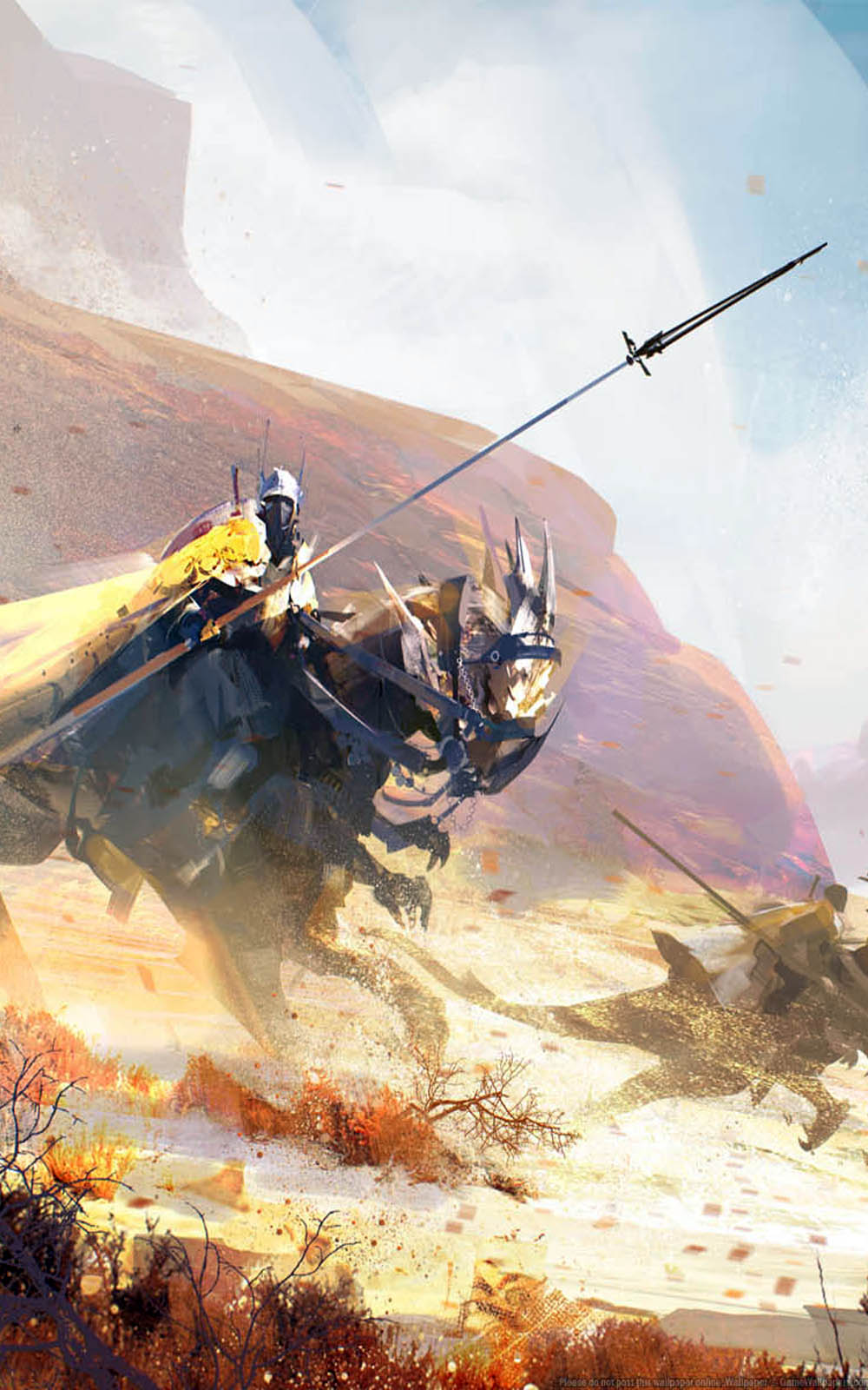 Guild Wars 2 Path of Fire Free 4K Ultra HD Mobile Wallpaper