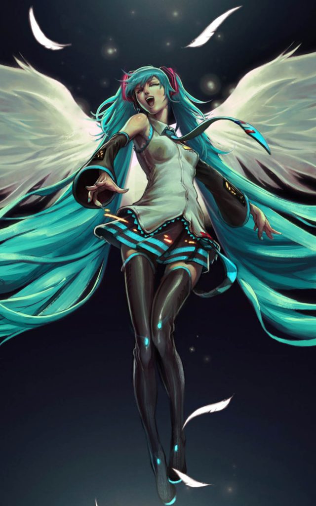 dark angel miku figure