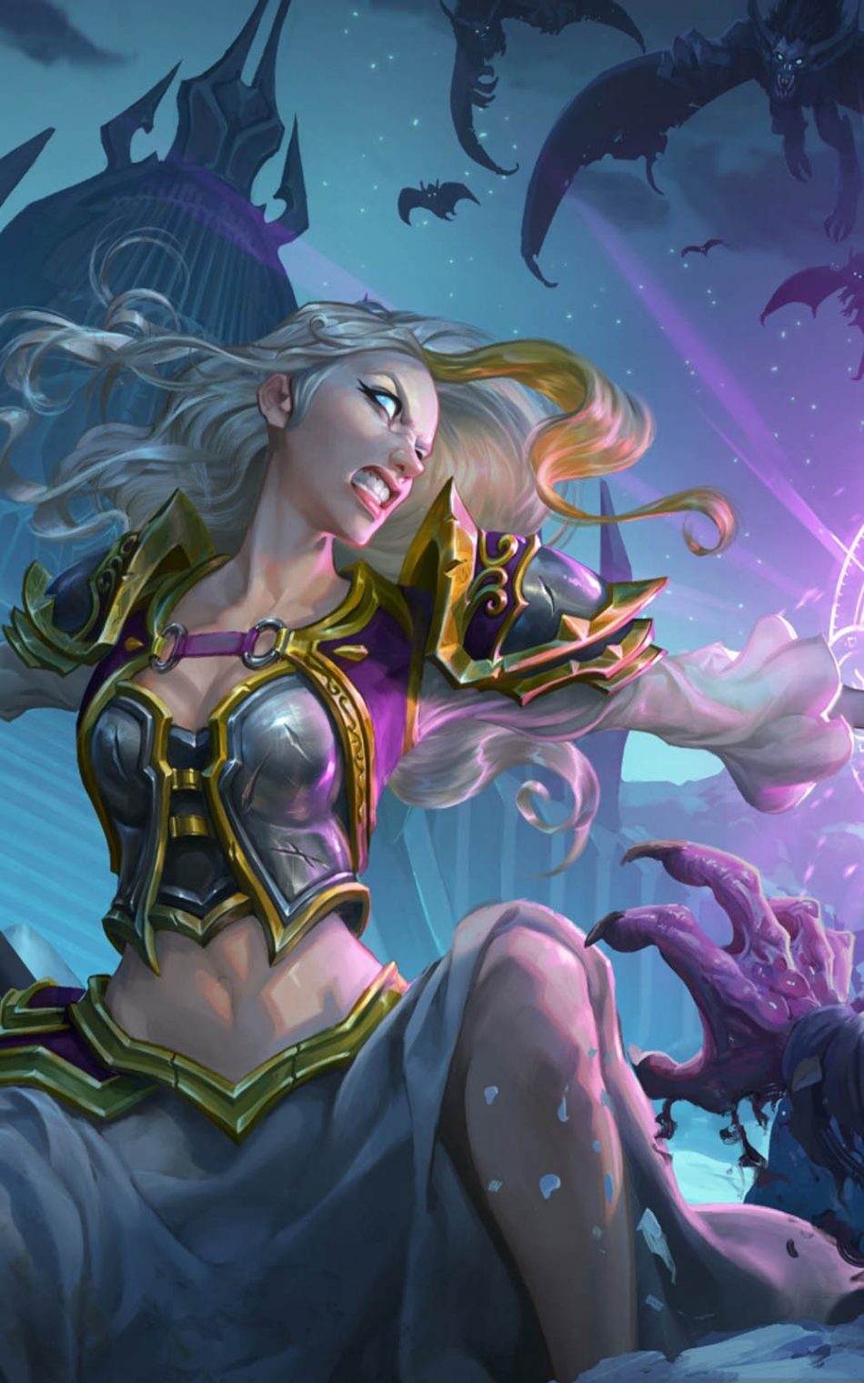 Knights of the Frozen Throne - Hearthstone Game 4K Ultra HD Mobile Wallpaper