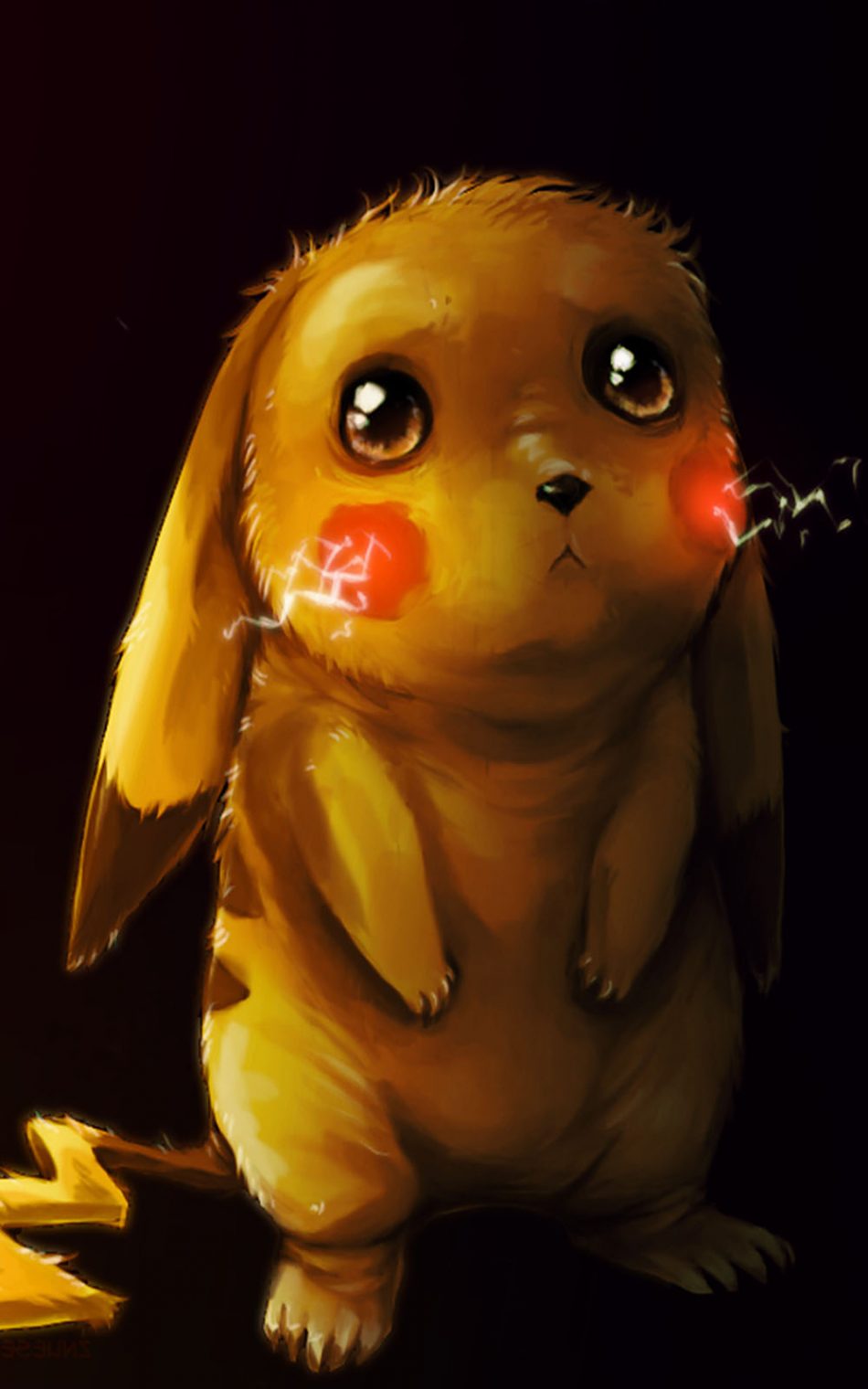 Sad Pikachu HD Mobile Wallpaper