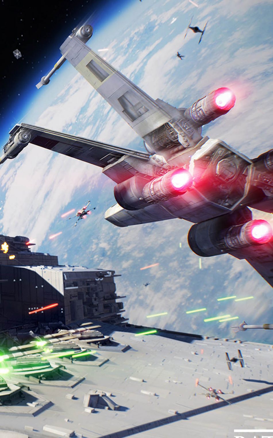 Spaceship Star Wars - Battlefront II HD Mobile Wallpaper