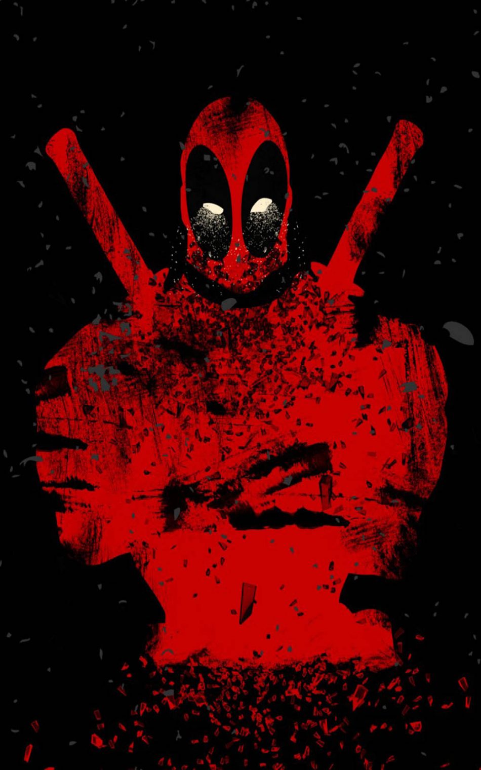 Deadpool Abstract HD Mobile Wallpaper