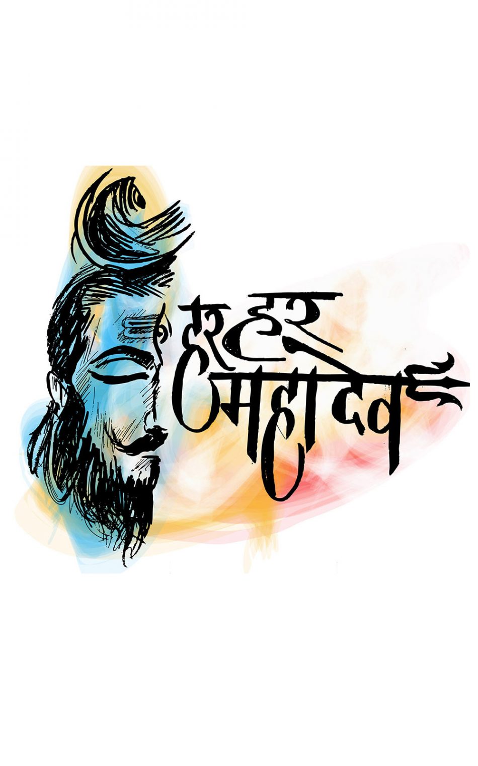 Har Har Mahadev Lord Shiva HD Mobile Wallpaper