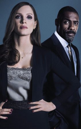 Idris Elba And Jessica Chastain In Mollys Game HD Mobile Wallpaper