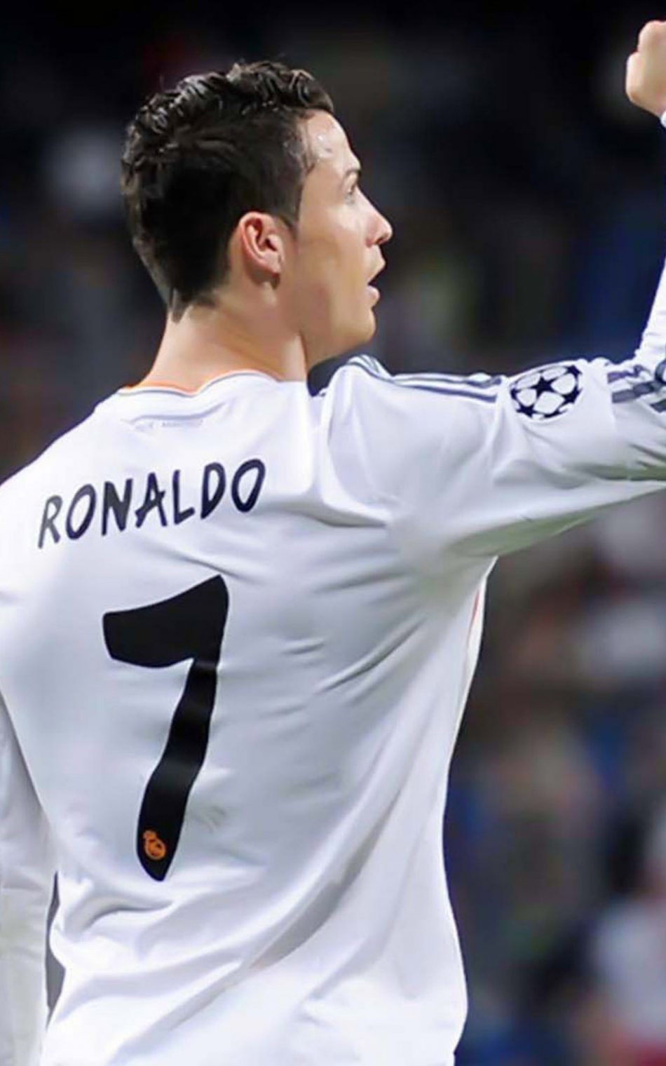 Cristiano Ronaldo In Jersey No 7 HD Mobile Wallpaper