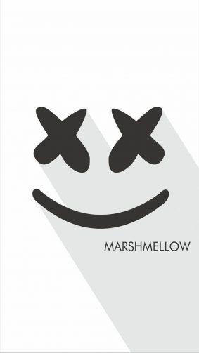 DJ Marshmello Logo HD Mobile Wallpaper