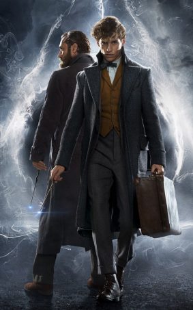 Jude Law & Eddie Redmayne In Fantastic Beasts - The Crimes of Grindelwald HD Mobile Wallpaper