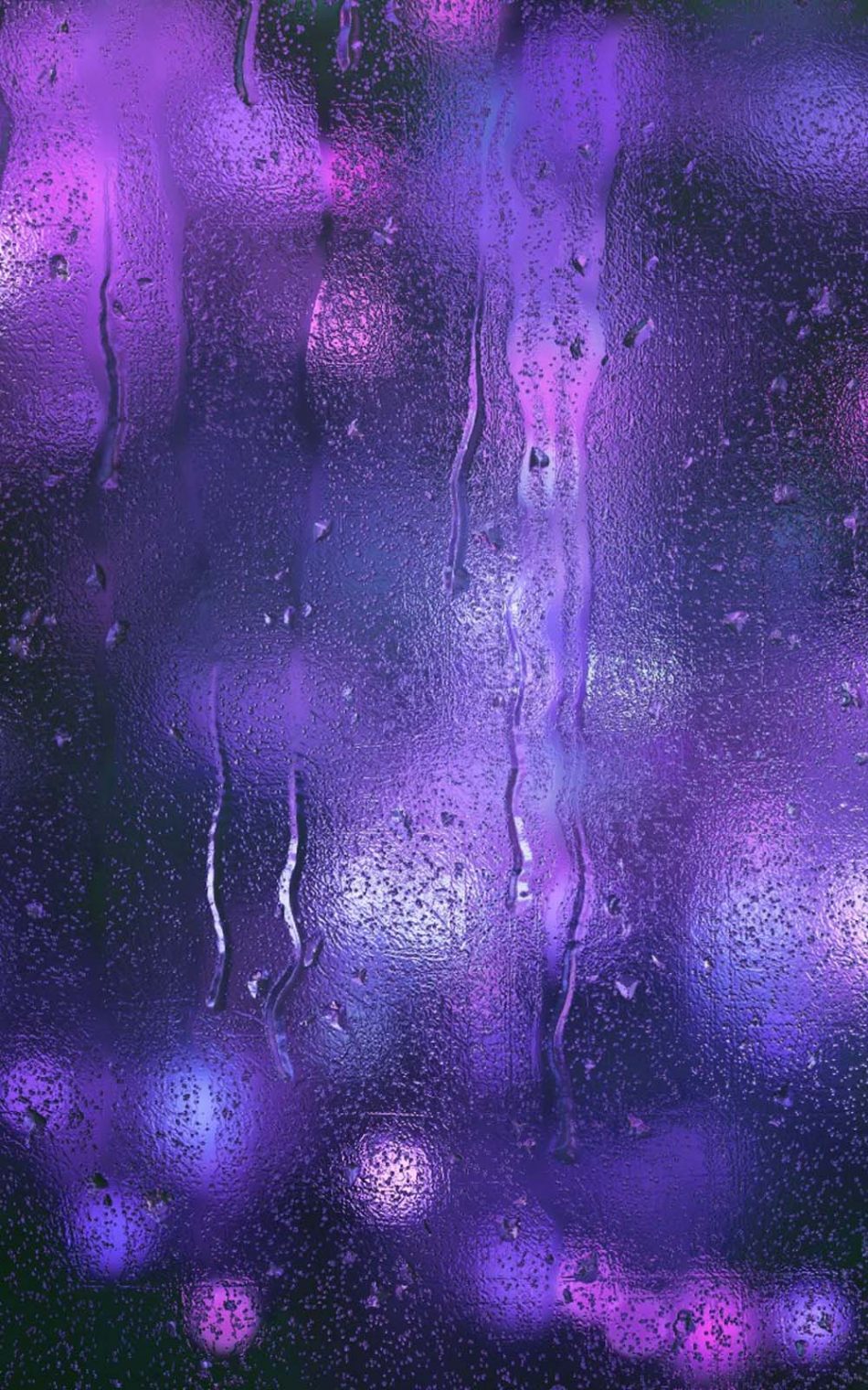 Rain Drops Bokeh Blurred 4K Ultra HD Mobile Wallpaper
