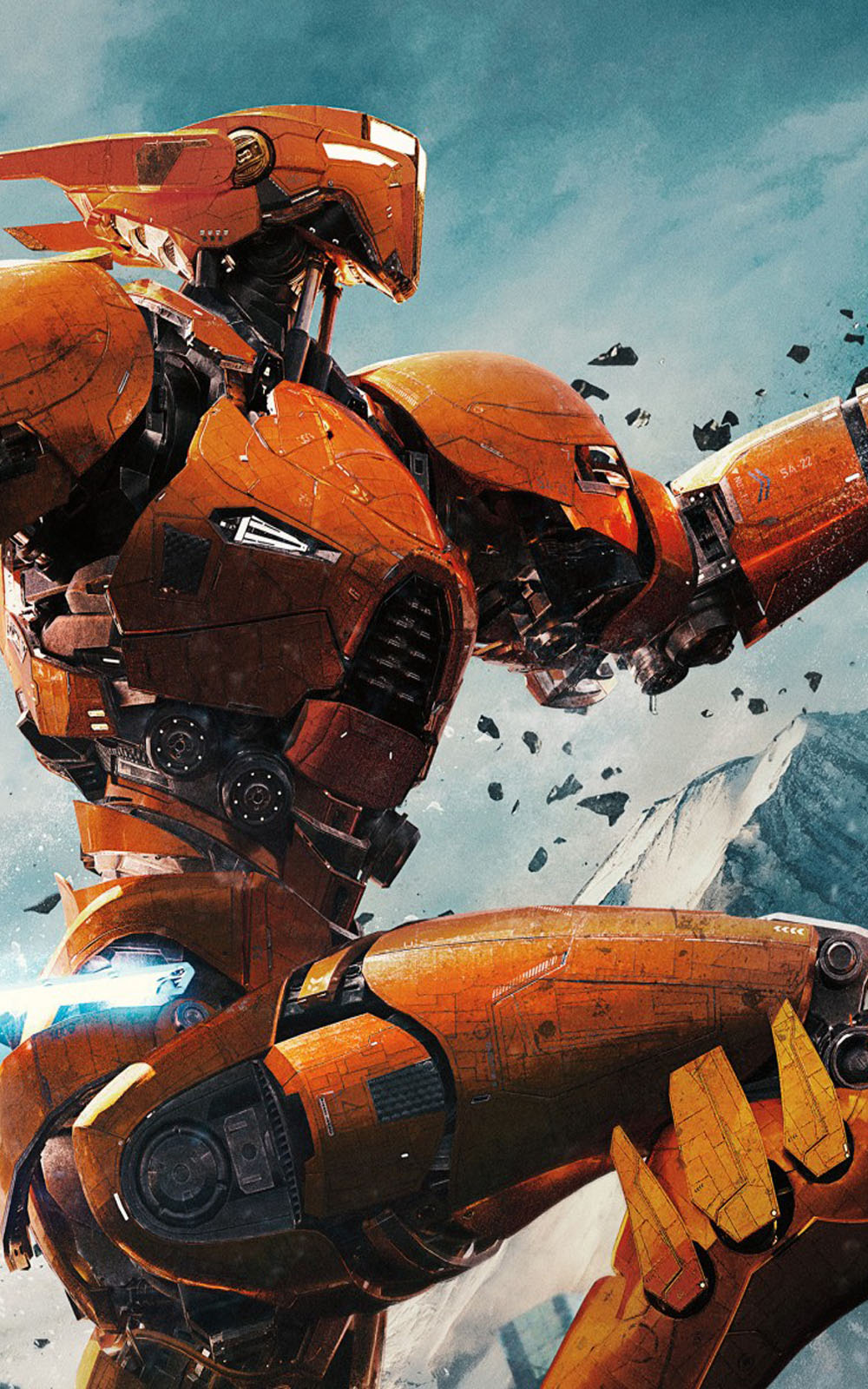 Saber Athena In Pacific Rim Uprising 4K Ultra HD Mobile Phone Wallpaper