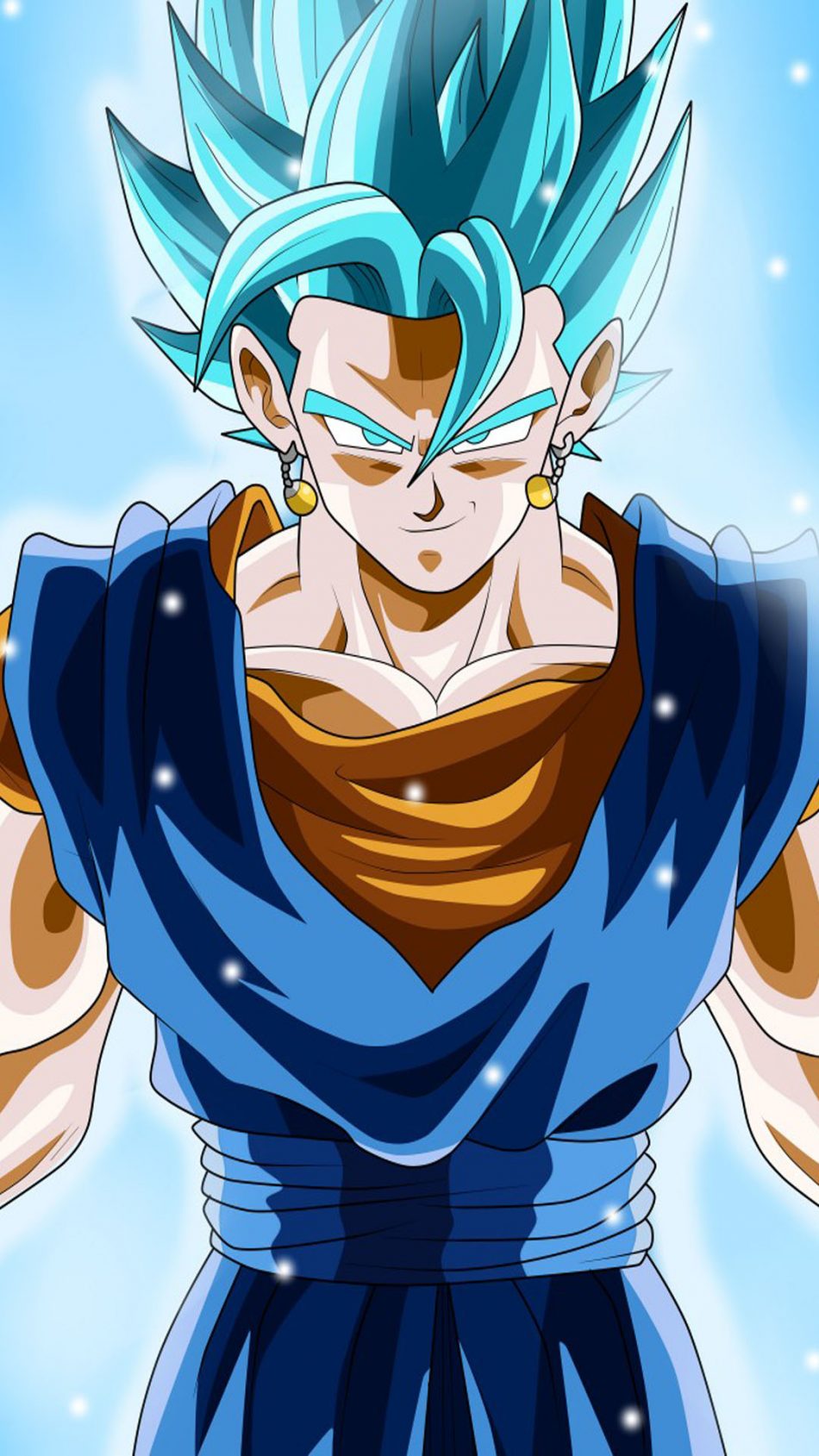 Vegetto Super Saiyan Blue Vegito HD Mobile Wallpaper