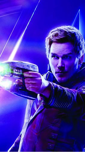 Chris Pratt In Avengers Infinity War HD Mobile Wallpaper