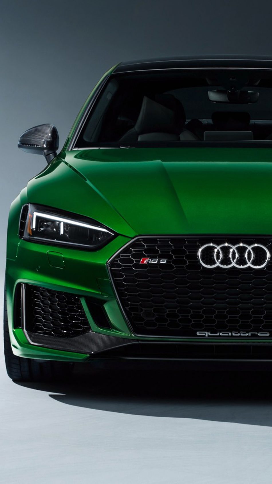 Greem Audi RS 5 Sportback HD Mobile Wallpaper