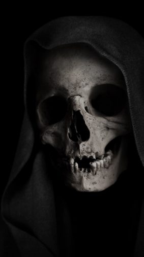 Scary Death Skull Grim Reaper HD Mobile Wallpaper
