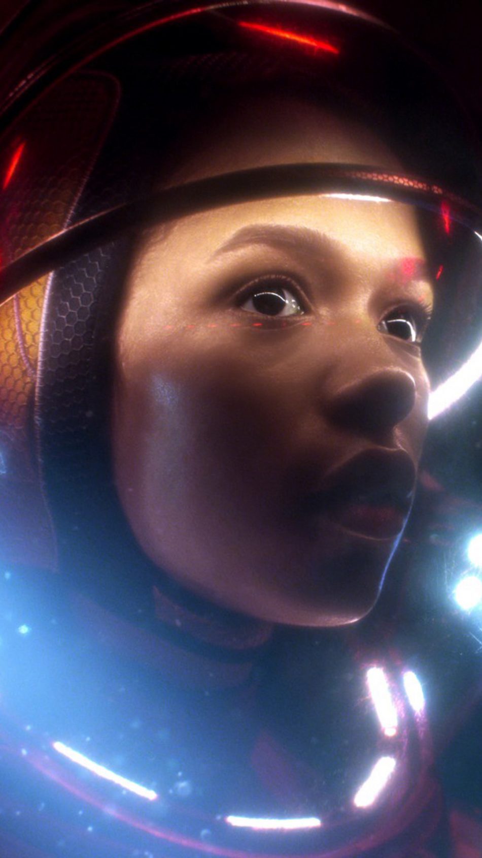 Taylor Russell In Lost In Space Series HD Mobile Wallpaper