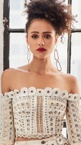 Beautiful Nathalie Emmanuel HD Mobile Wallpaper