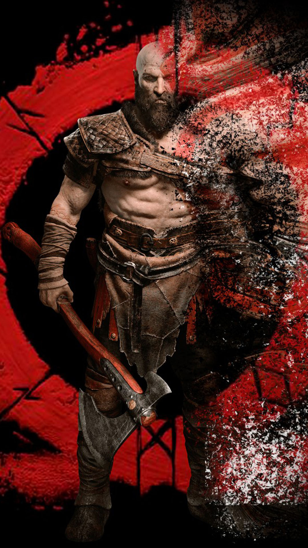 Kratos From God of War 4K Ultra HD Mobile Wallpaper