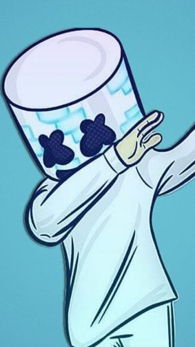 Marshmello Fan Artwork HD Mobile Wallpaper