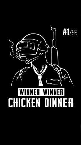 Winner Chicken Dinner PlayerUnknown's Battlegrounds (PUBG) HD Mobile Wallpaper