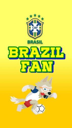 Brazil Fan World Cup 2018 HD Mobile Wallpaper