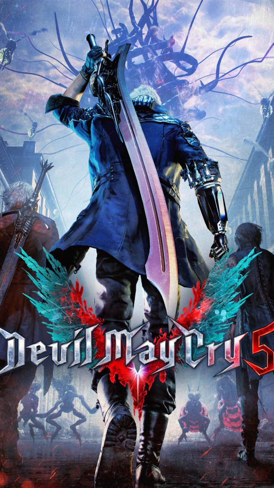 Devil May Cry albino dante game red theme white HD phone wallpaper   Peakpx