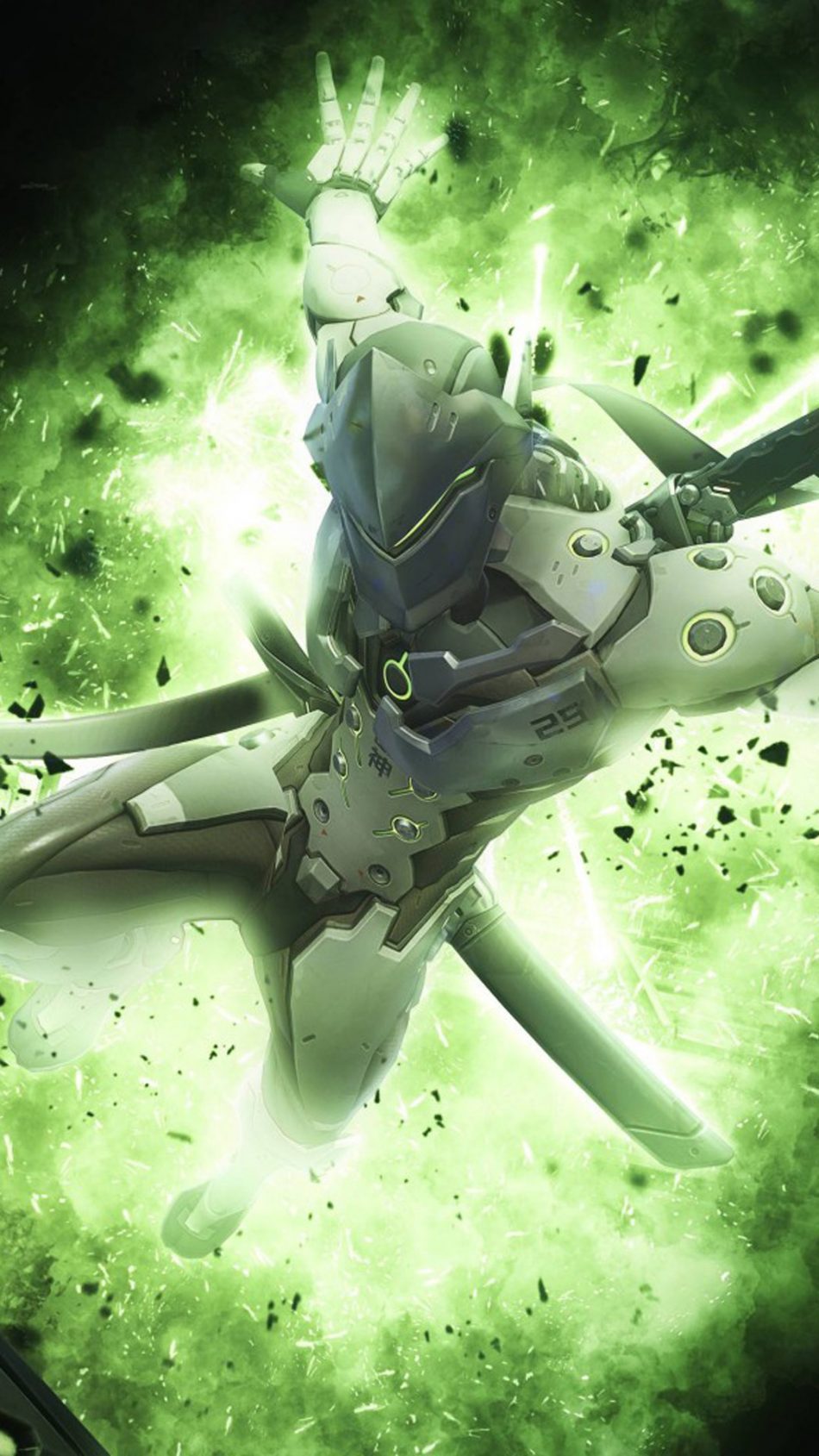 Genji Overwatch HD Mobile Wallpaper