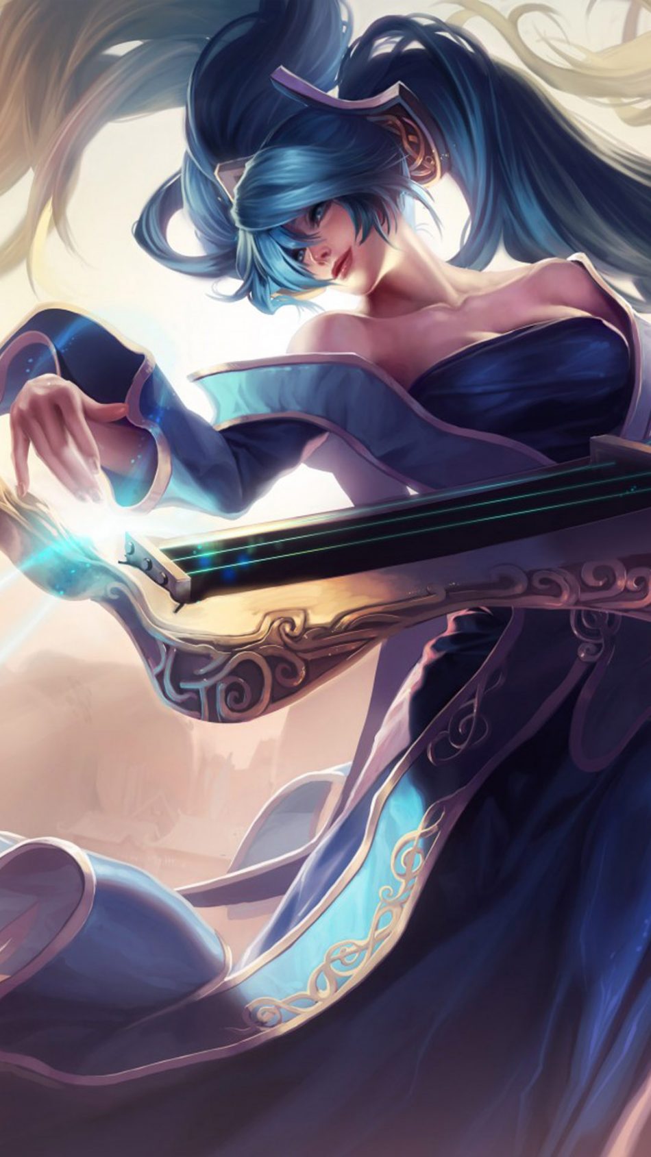 Sona League of Legends HD Mobile Wallpaper