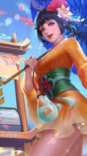 Kagura Summer Festival Mobile Legends HD Mobile Wallpaper