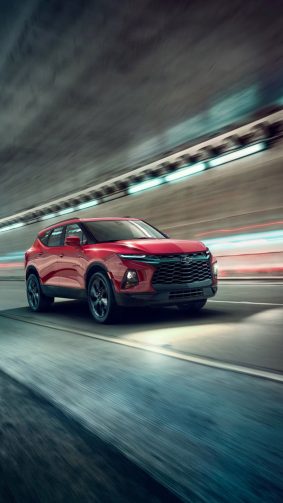 Red Chevrolet Blazer RS Suv HD Mobile Wallpaper