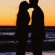 Couple Lovers Kissing Beach Sunset HD Mobile Wallpaper