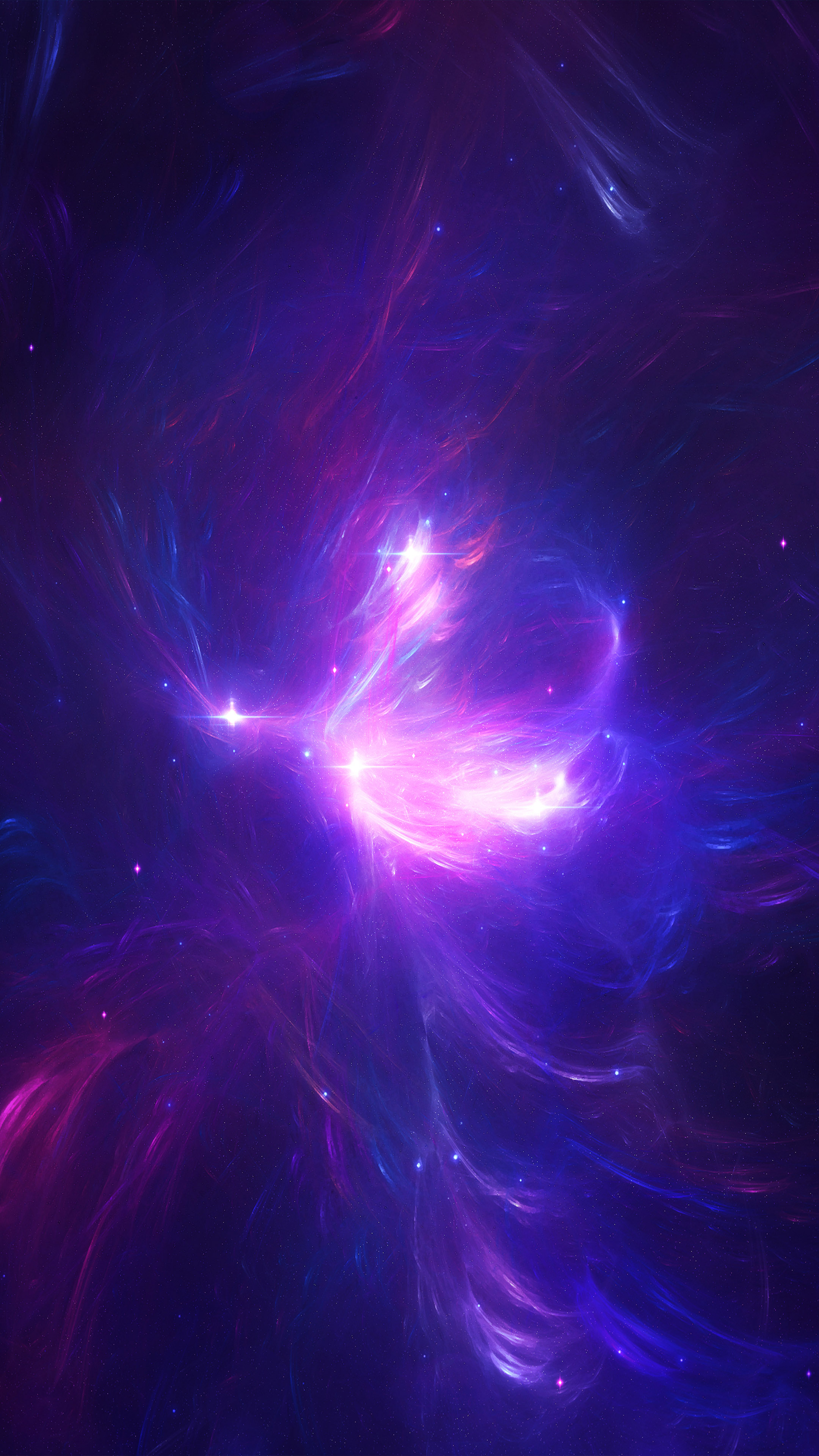 Amazing Nebula Purple Free 4K  Ultra  HD  Mobile Wallpaper 