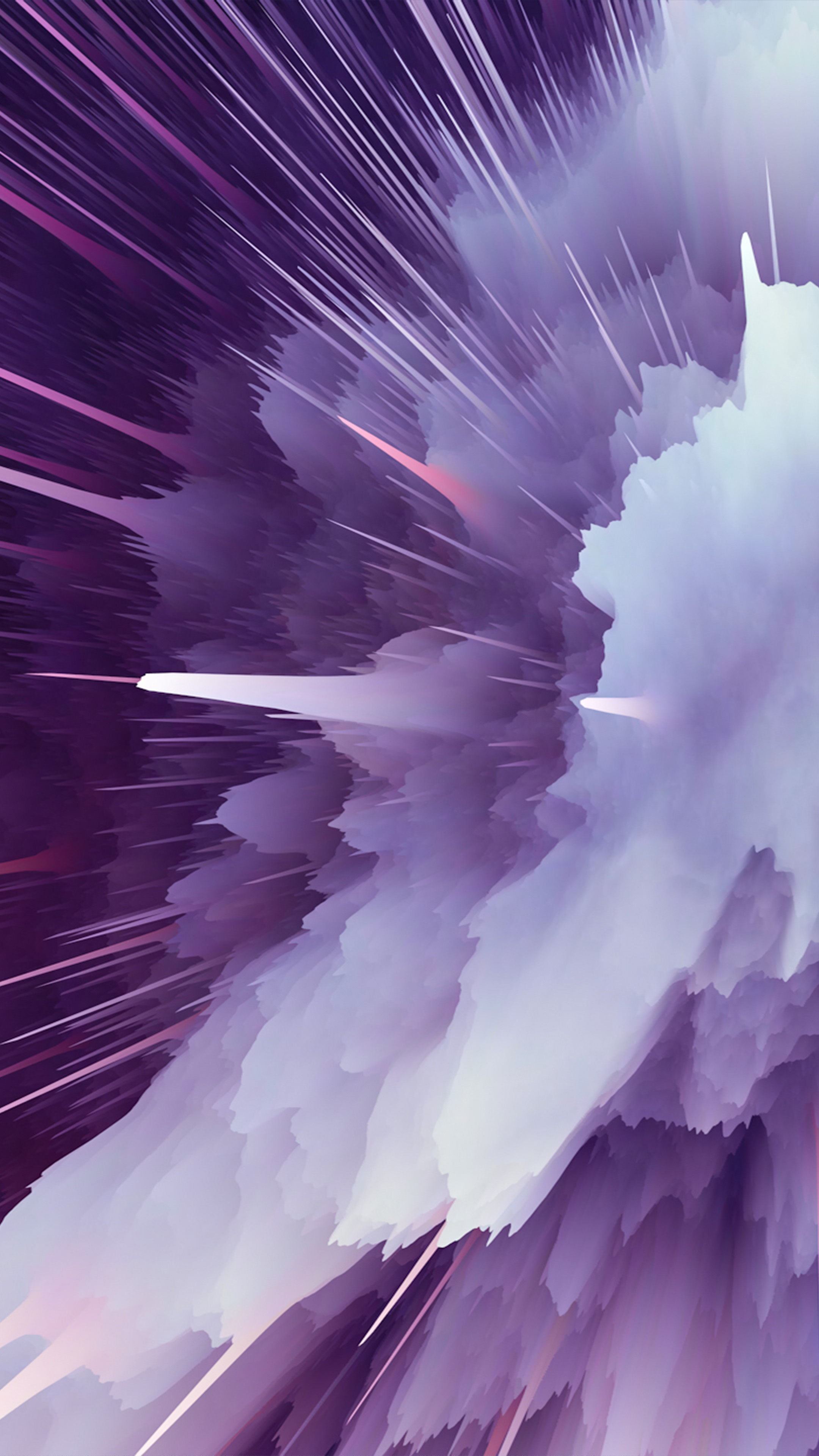 Purple Particle Explosion Free 4k Ultra Hd Mobile Wallpaper