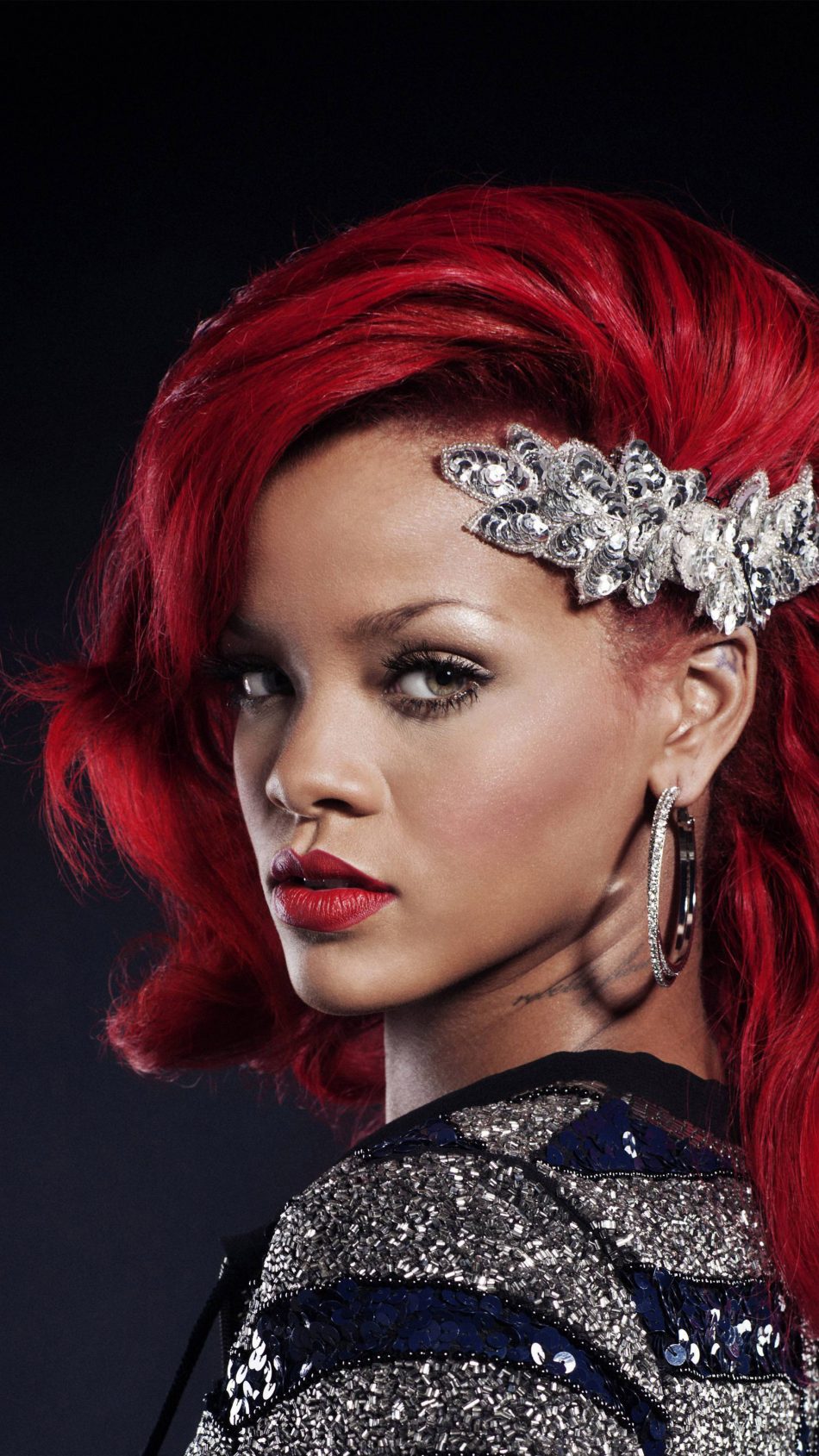 Rihanna Blonde Red Hair 4K & Ultra HD Mobile Wallpaper
