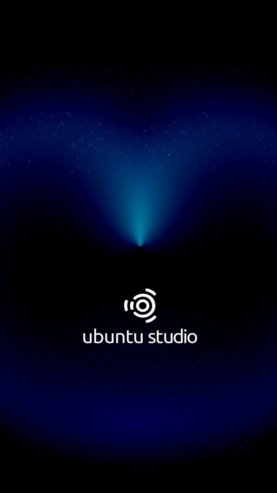 Ubuntu Studio Dark Cosmic Black 4K Ultra HD Mobile Wallpaper