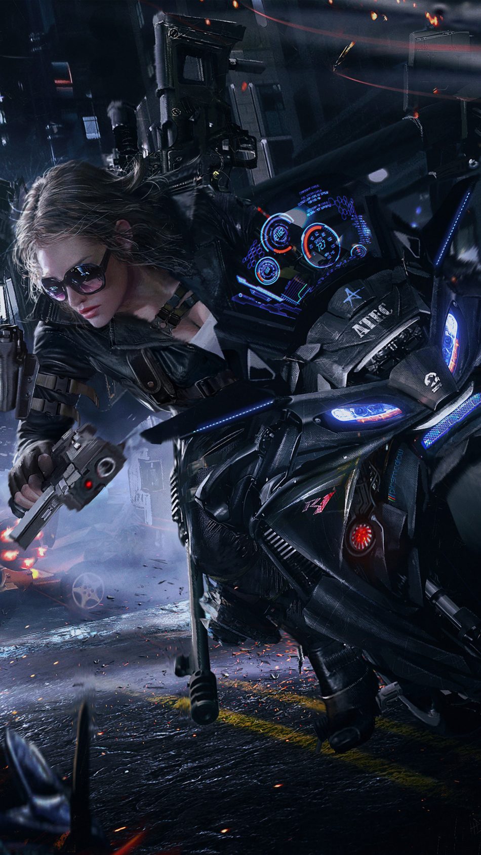 Crossfire Game Girl Bike 4K Ultra HD Mobile Wallpaper Crossfire Game Girl Bike 4K Ultra HD Mobile Wallpaper