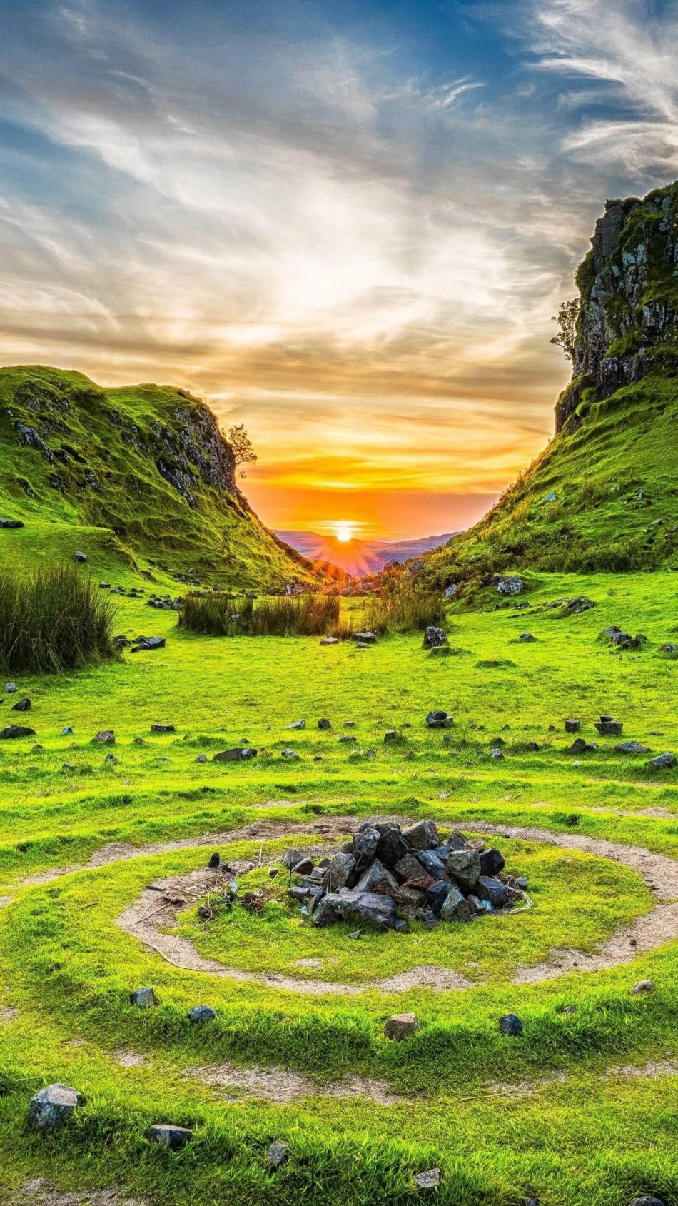 Fairy Glen Isle of Skye Scotland 4K Ultra HD Mobile Wallpaper