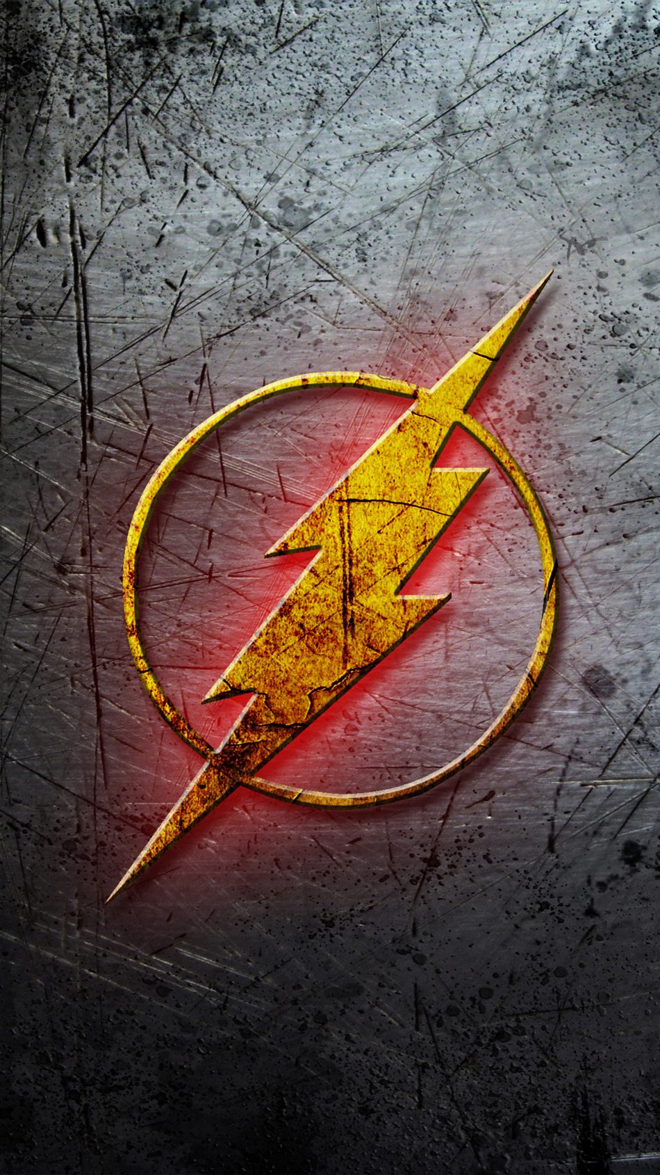 Flash Logo DC Comics 4K Ultra HD Mobile Wallpaper