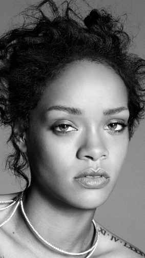 Rihanna Monochrome 2018 4K Ultra HD Mobile Wallpaper